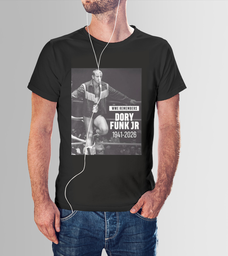 WWE Remembers Dory Funk Jr 1941 2026 T-Shirt