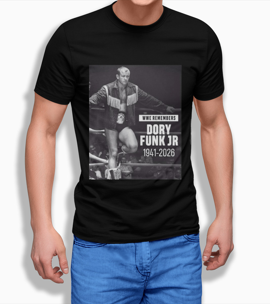 WWE Remembers Dory Funk Jr 1941 2026 T-Shirt