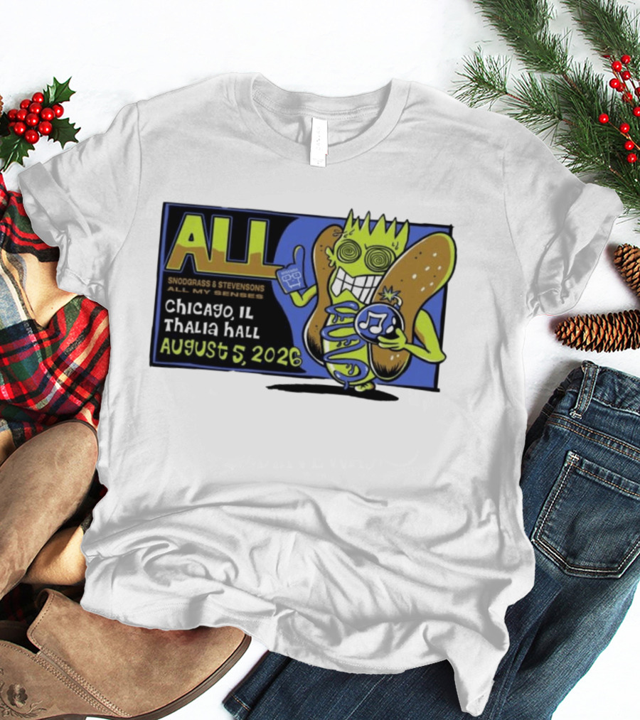 ALL Snodgrass Stevensons Chicago Thalia Hall August 5 2026 T-Shirt