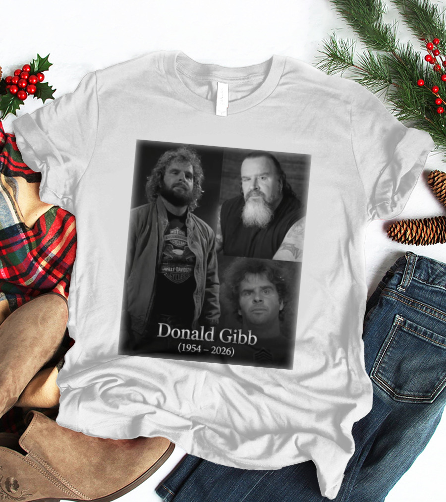 Donald Gibb 1954 2026 Harley Davidson T-Shirt