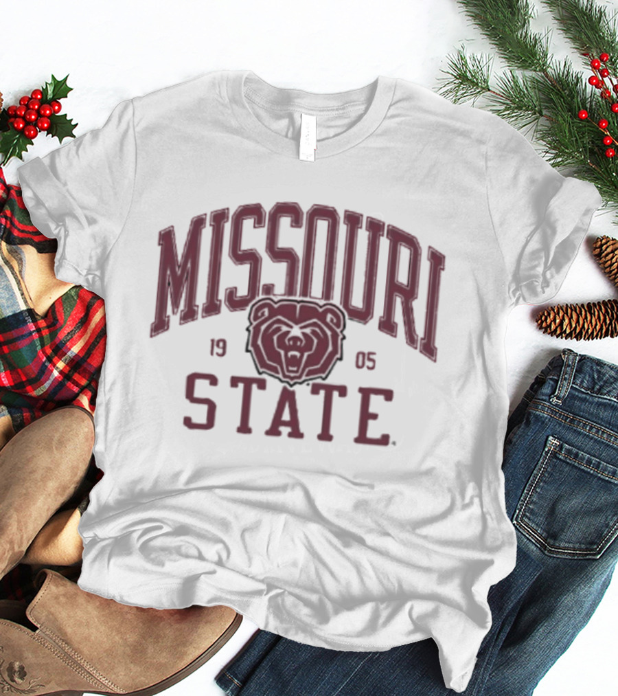 Missouri State Bears 1905 Collegiate Spirit Bear Head T-Shirt