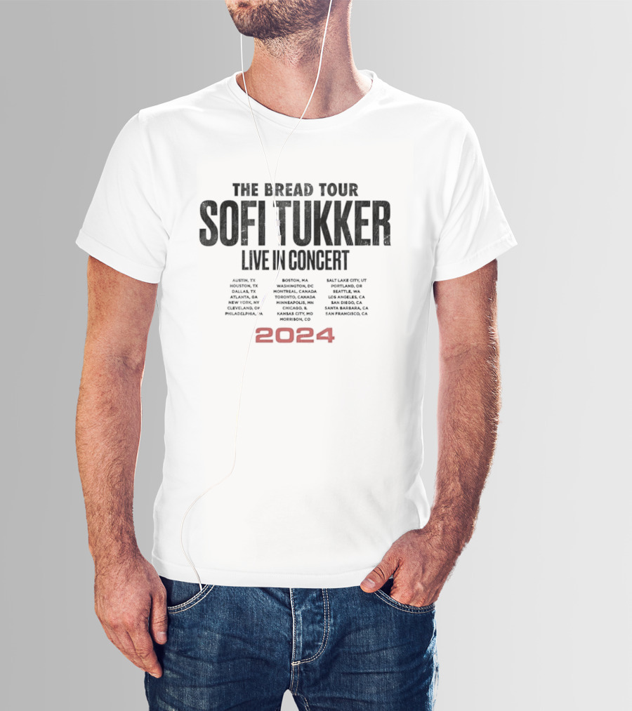 Sofi Tukker The Bread Tour 2024 Live In Concert Dates Cities Venues T-Shirt
