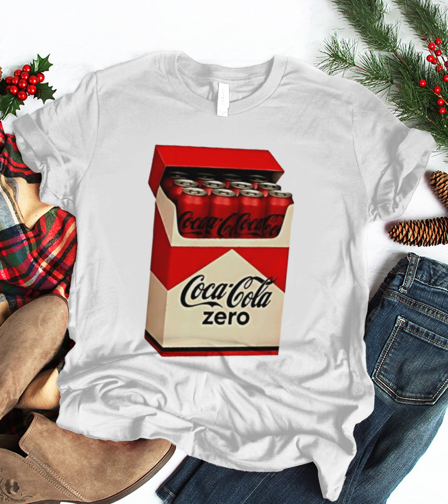 Coca Cola Zero Take The Edge Off Red Box Cans T-Shirt