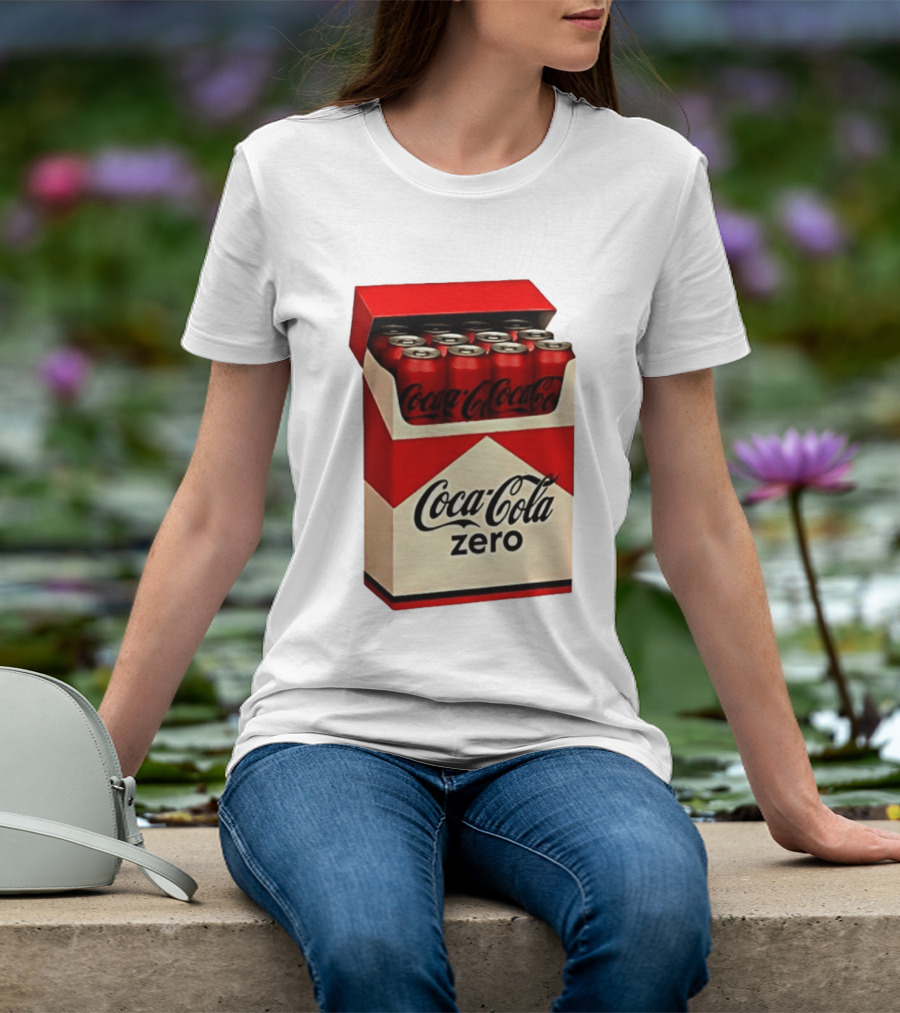 Coca Cola Zero Take The Edge Off Red Box Cans T-Shirt