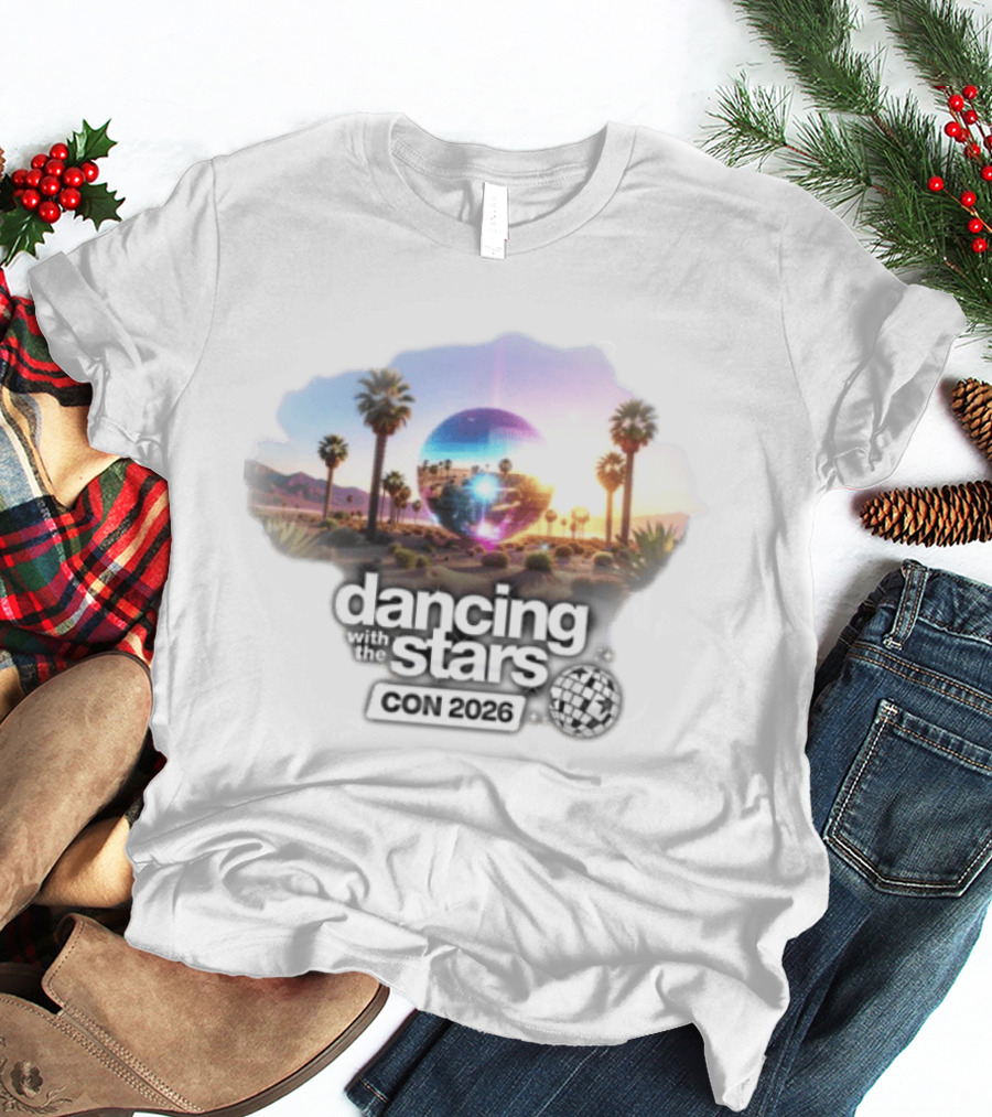 Dancing With The Stars Con 2026 Disco Desert Palm Oasis T-Shirt
