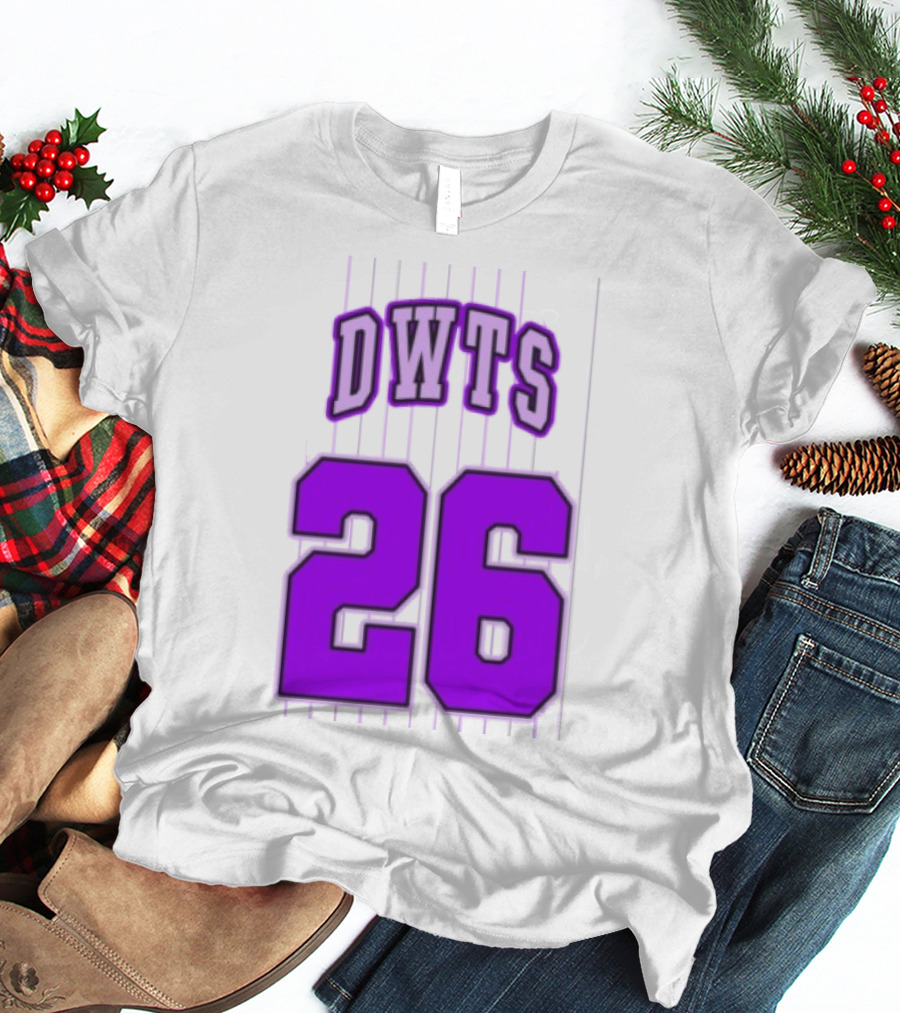 Dancing With The Stars DWTS Glitter Games 26 Jersey T-Shirt