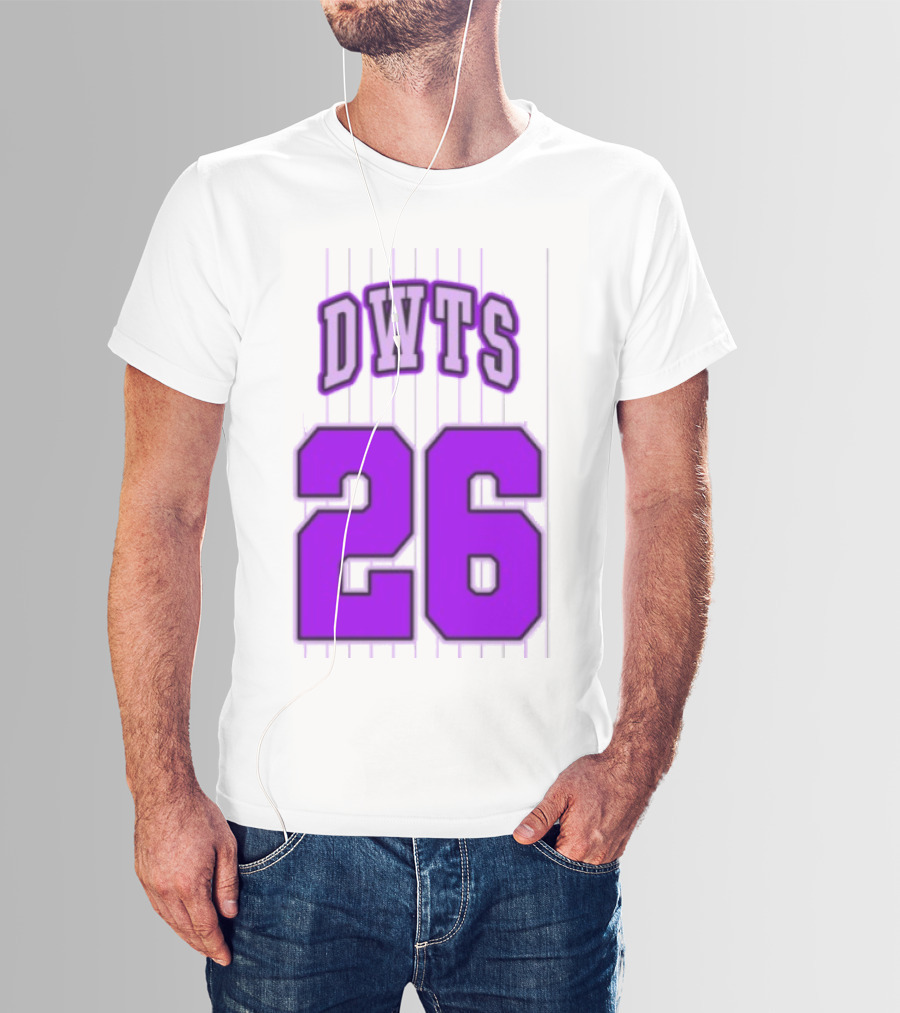 Dancing With The Stars DWTS Glitter Games 26 Jersey T-Shirt