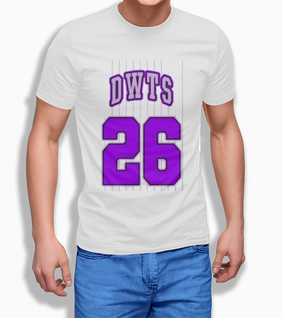 Dancing With The Stars DWTS Glitter Games 26 Jersey T-Shirt