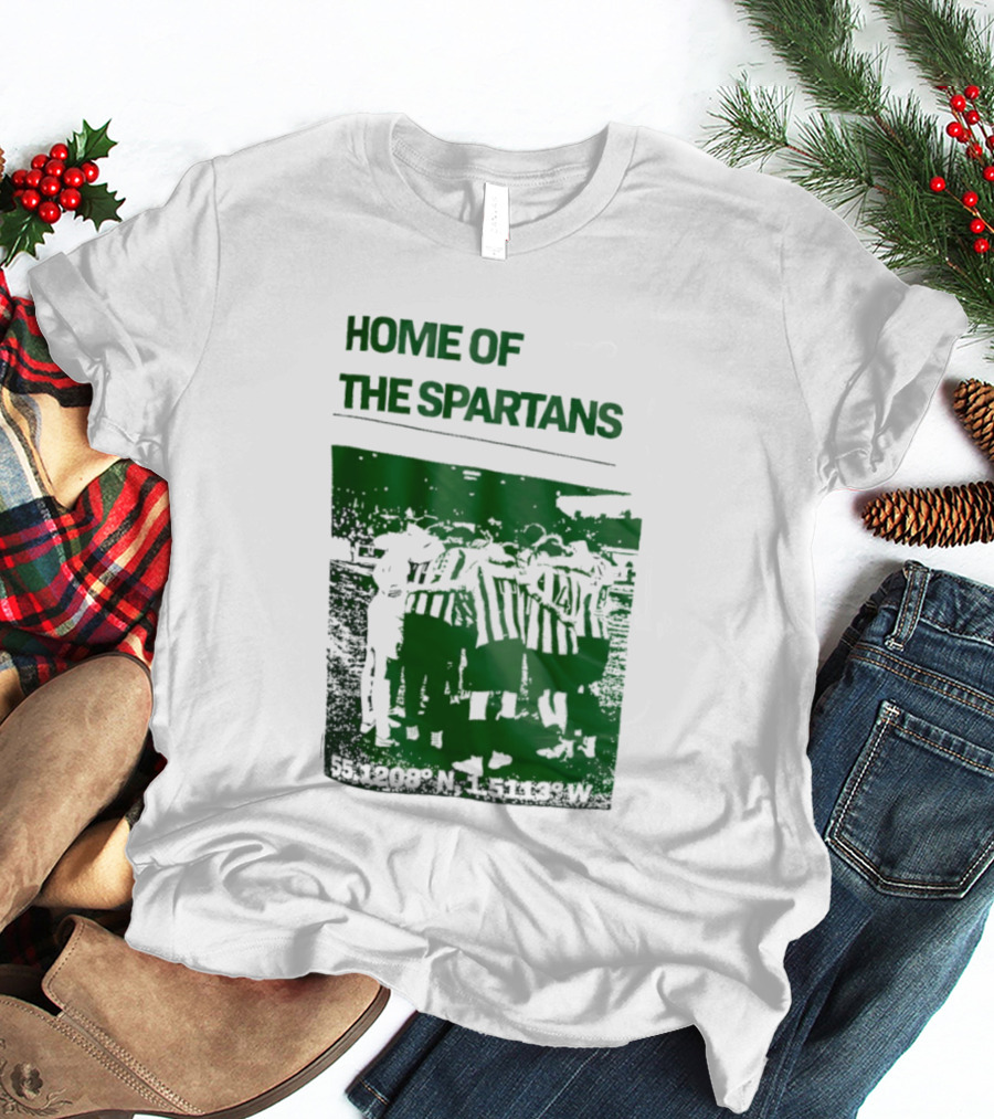 Home Of The Spartans 55.1208° N 15113° W T-Shirt