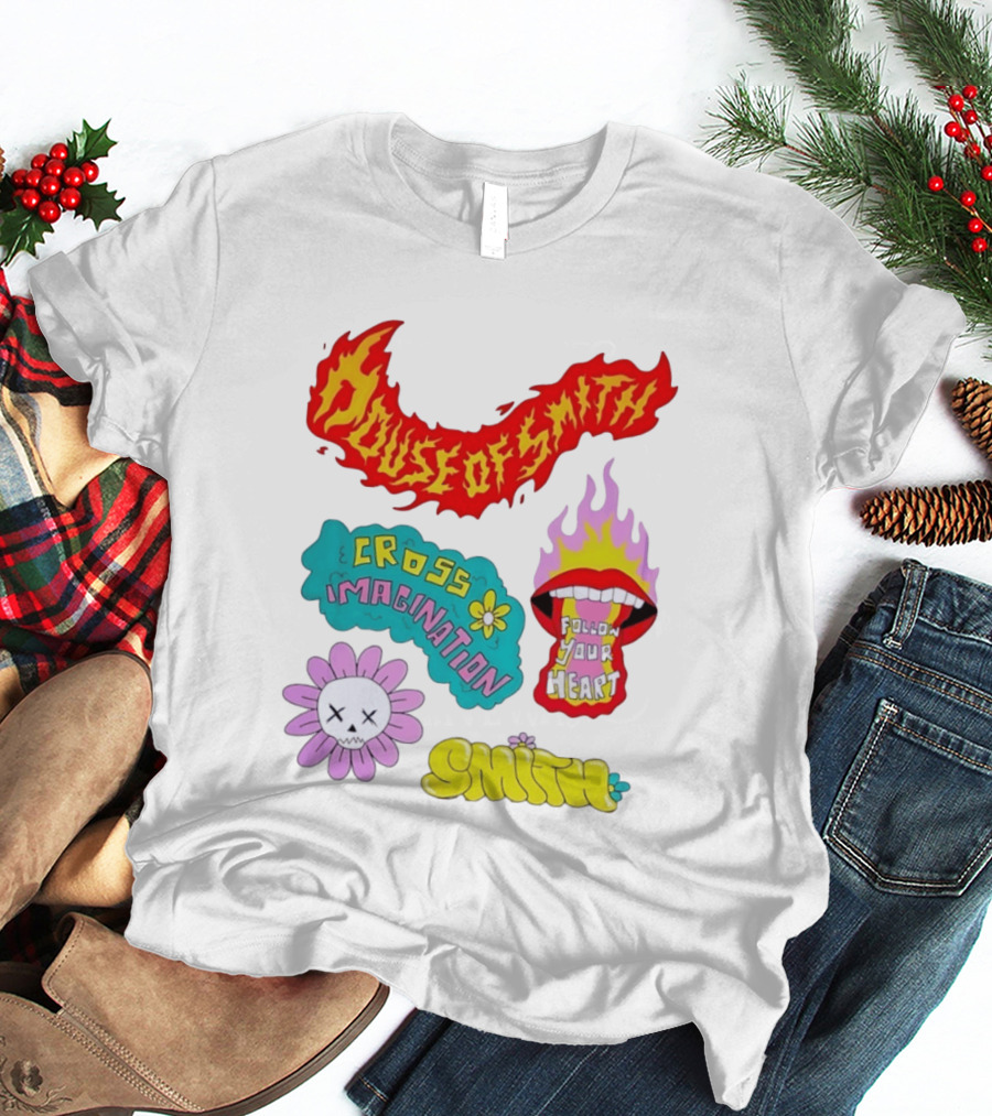 House Of Smith Cross Imagination Follow Your Heart Smith T-Shirt