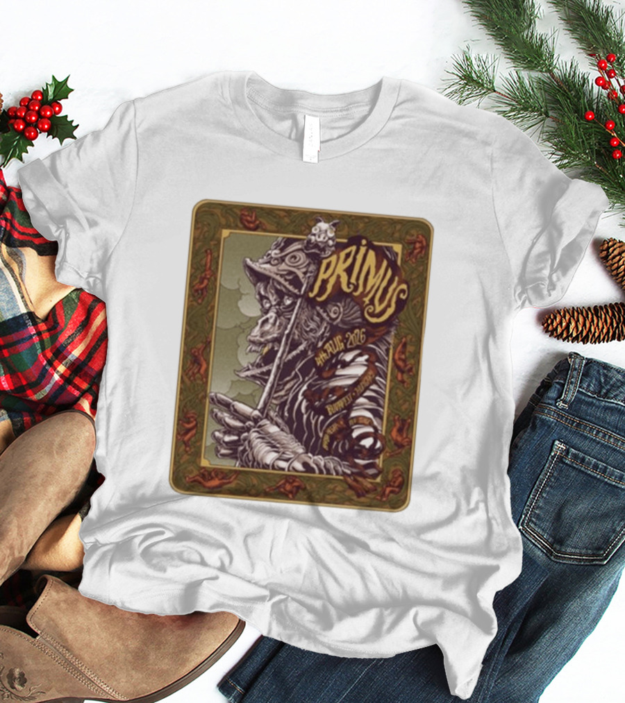 Primus 04 Aug 2026 Budapest Hungary Concert Vintage Warrior T-Shirt