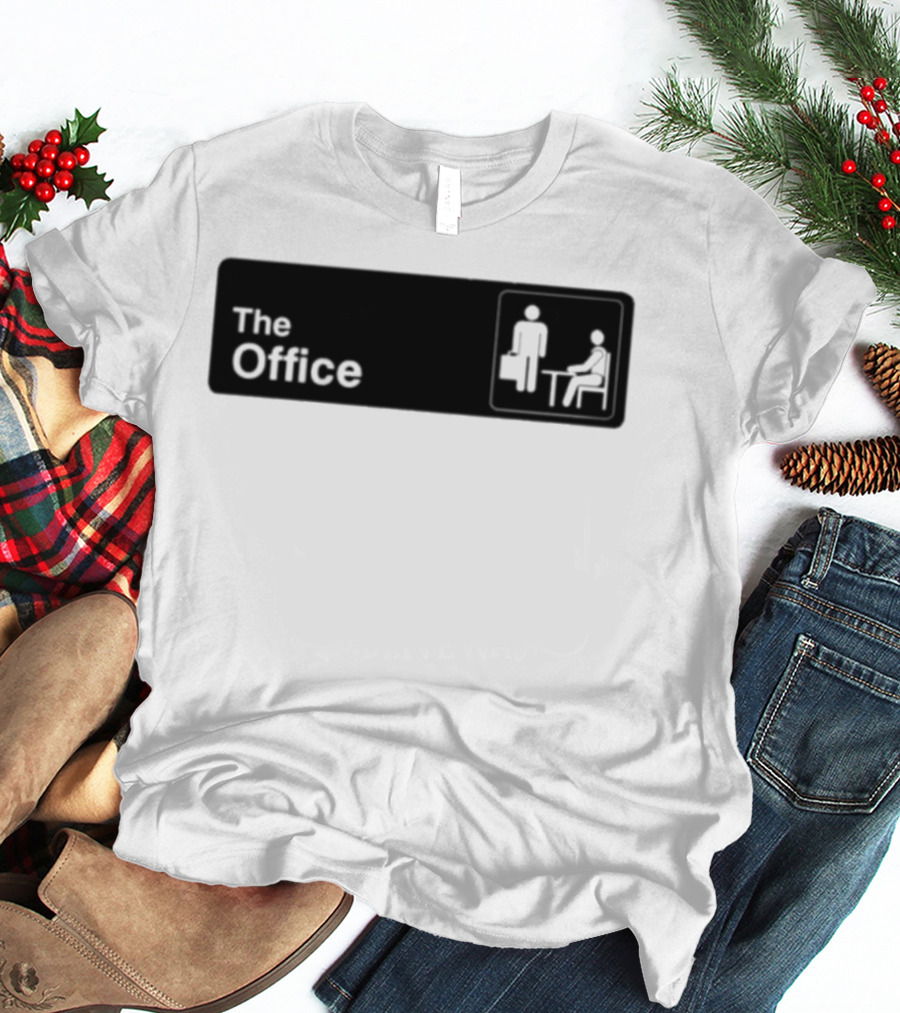 The Office TV Show Iconic Logo With Sitting And Standing Figures T-Shirt