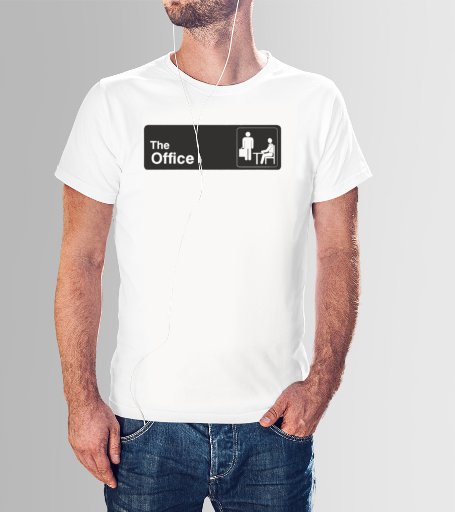 The Office TV Show Iconic Logo With Sitting And Standing Figures T-Shirt