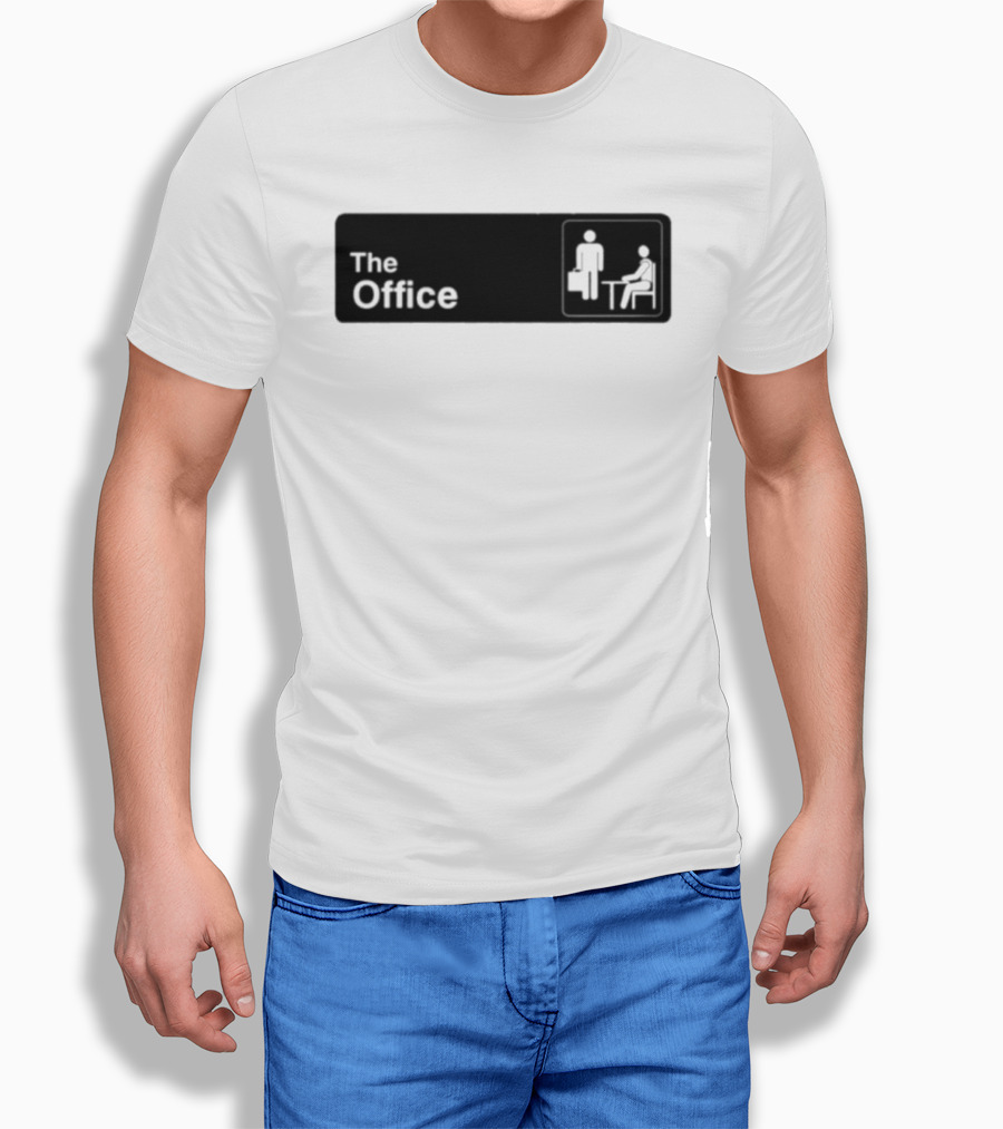 The Office TV Show Iconic Logo With Sitting And Standing Figures T-Shirt