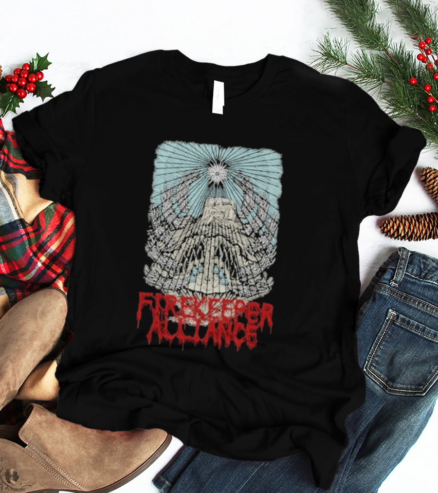 Fire Keeper Alliance Chief Mountain Thomas Hooper T-Shirt