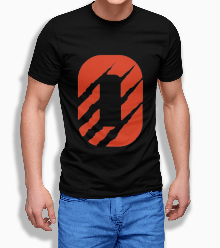 Cincinnati Bengals Clawed Stripes T-Shirt