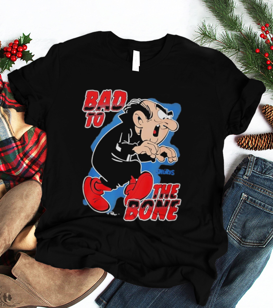 Gargamel Bad To The Bone Smurfs Cartoon Villain T-Shirt
