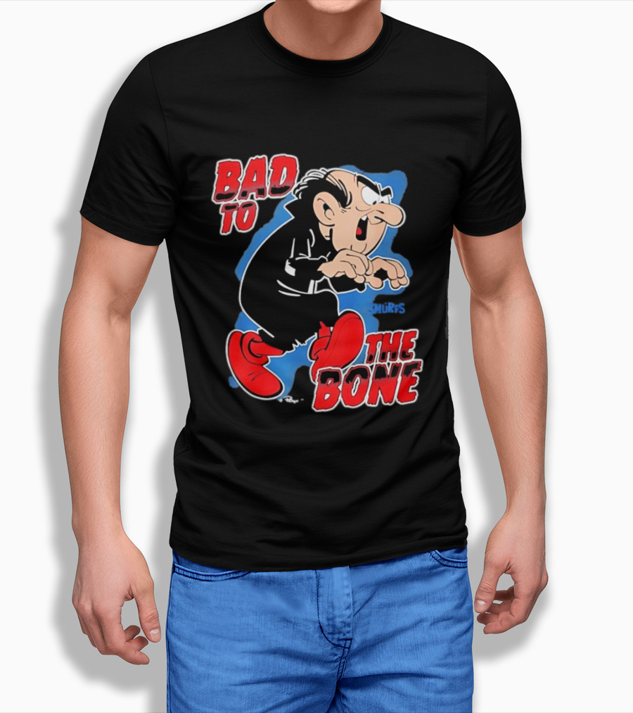 Gargamel Bad To The Bone Smurfs Cartoon Villain T-Shirt