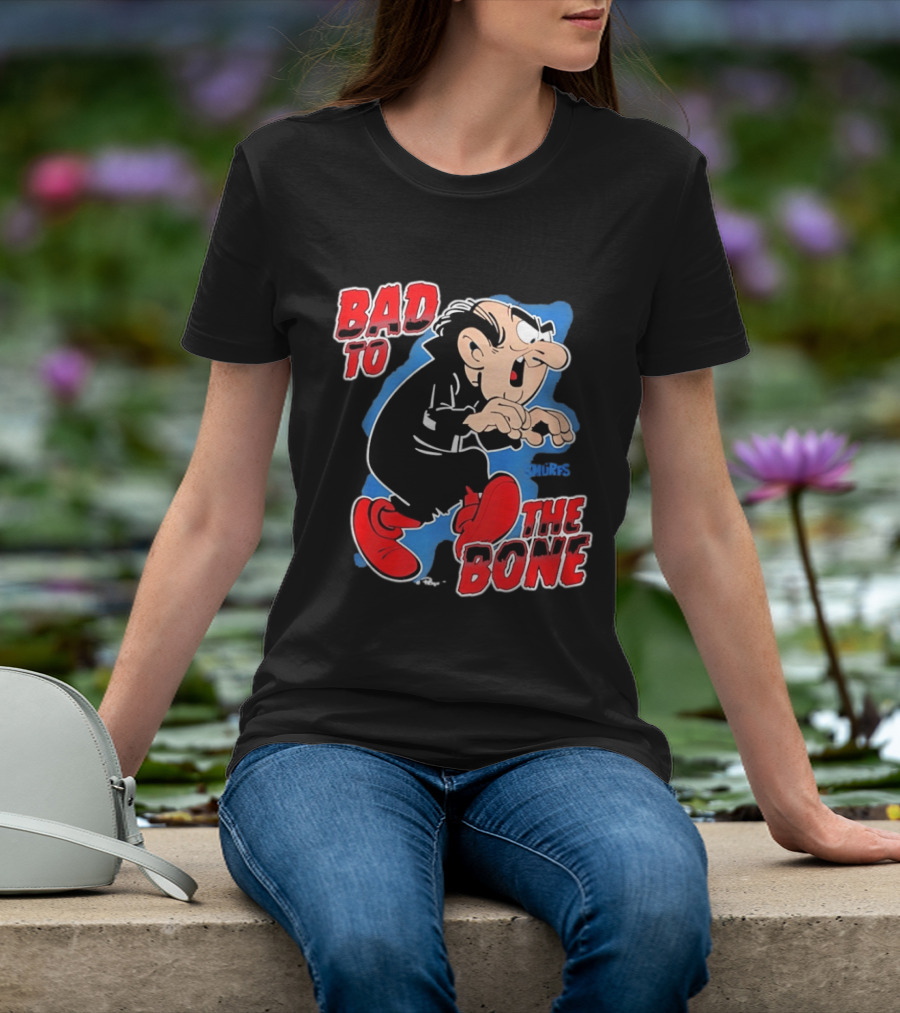 Gargamel Bad To The Bone Smurfs Cartoon Villain T-Shirt