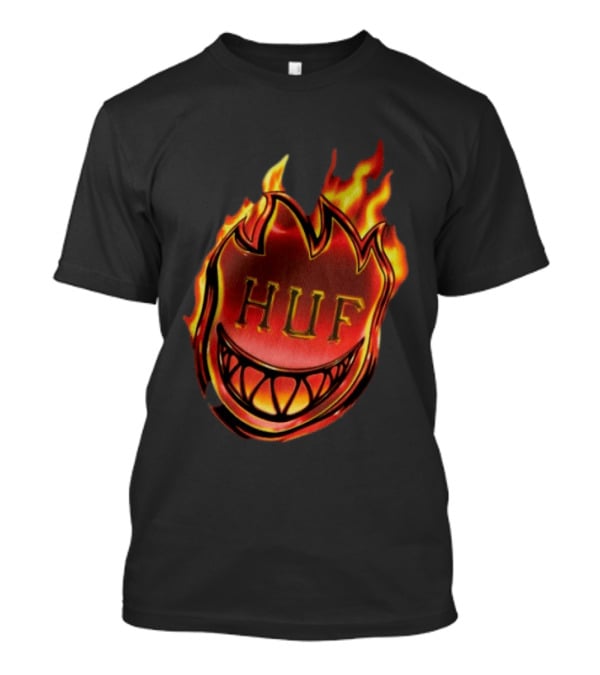 Huf X Spitfire Flame Galaxies Collaboration With Iconic Smiling T-Shirt