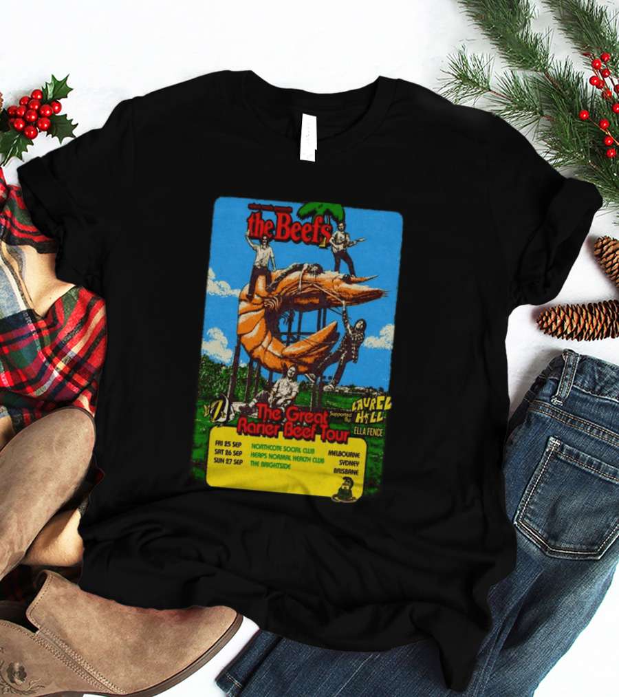 The Beefs 2026 The Great Rarier Beef Tour Melbourne Sydney Brisbane T-Shirt