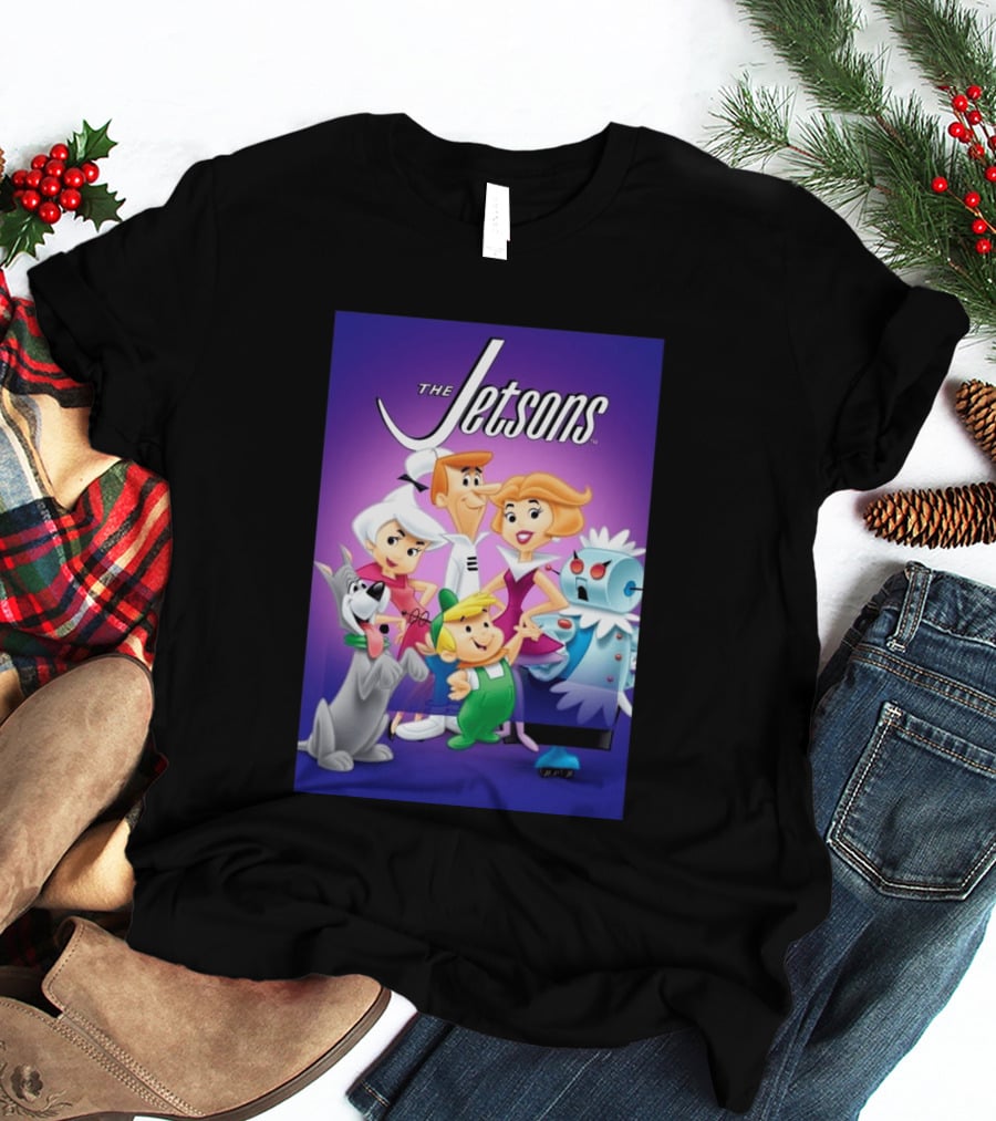 The Jetsons Family 2062 Animation Characters T-Shirt