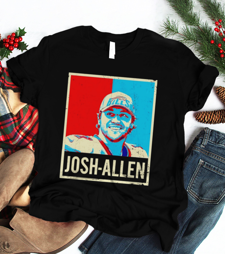 Distressed Josh Allen Buffalo Bills Pop T-Shirt