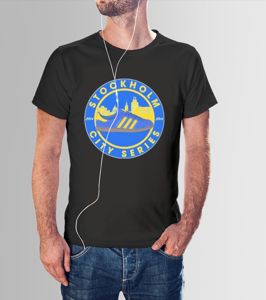 Stockholm City Series Adidas Sneaker 2014 Skyline T-Shirt