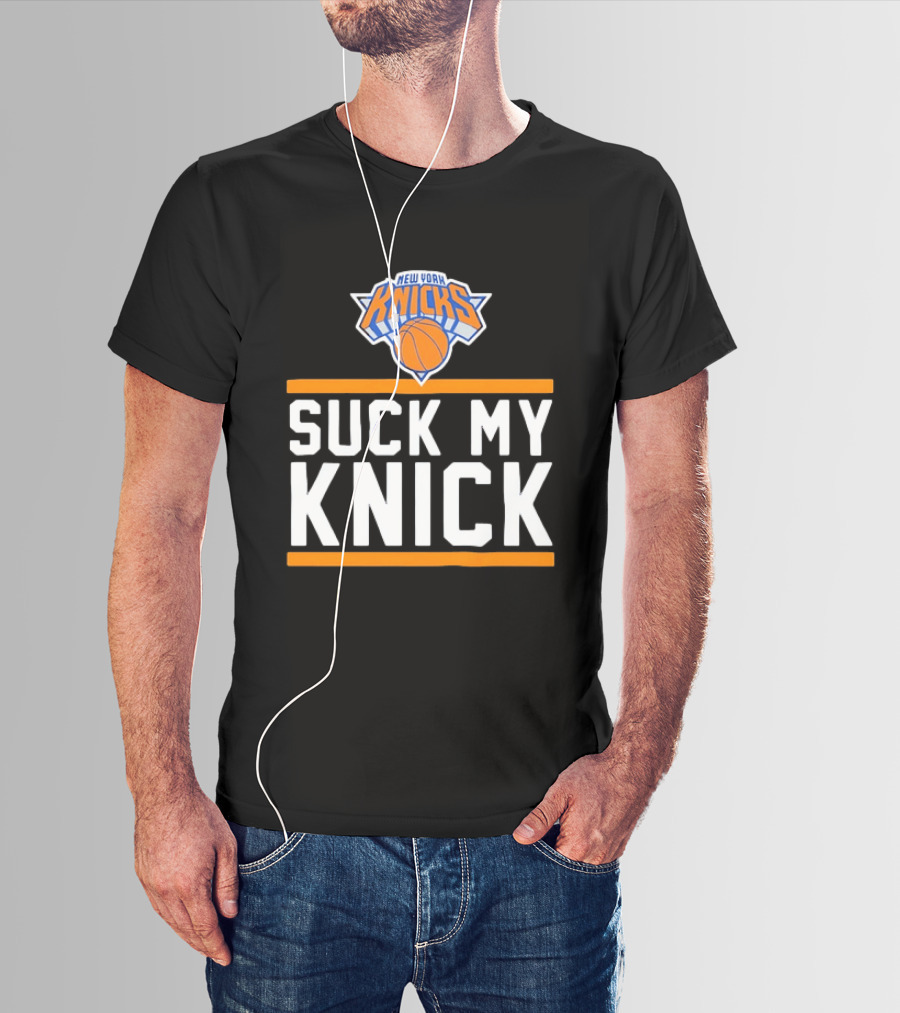 New York Knicks Suck My Knick NBA Basketball T-Shirt