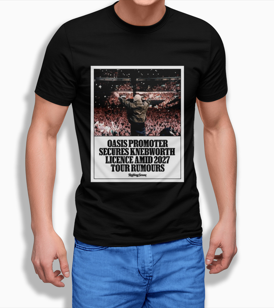 Rolling Stone Oasis Promoter Secures Knebworth Licence Amid 2027 Tour Rumours T-Shirt