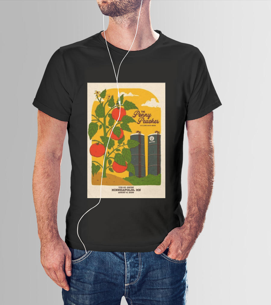 Penny Peaches With Loose Rope Series 7th Street Entry Minneapolis MN August 8 2026 T-Shirt