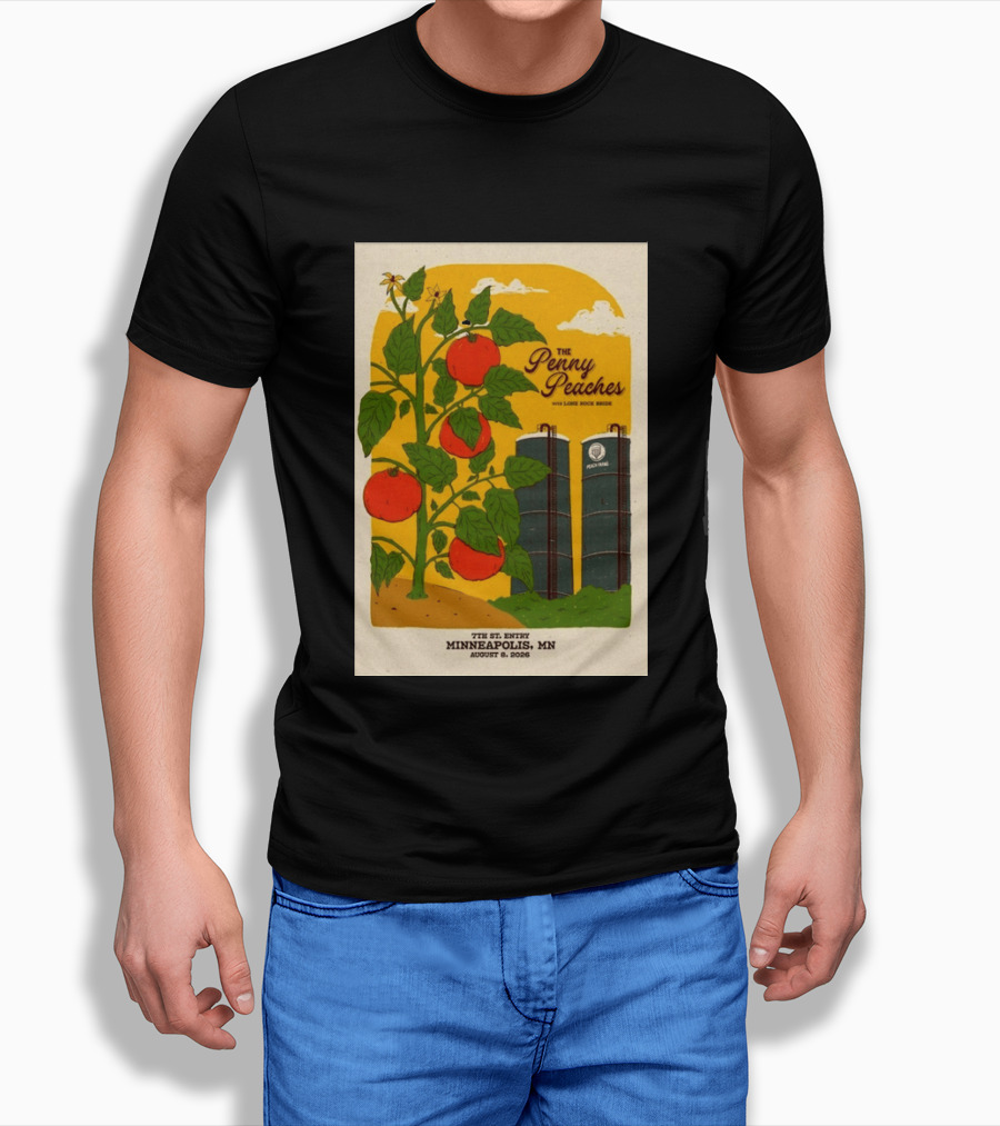 Penny Peaches With Loose Rope Series 7th Street Entry Minneapolis MN August 8 2026 T-Shirt