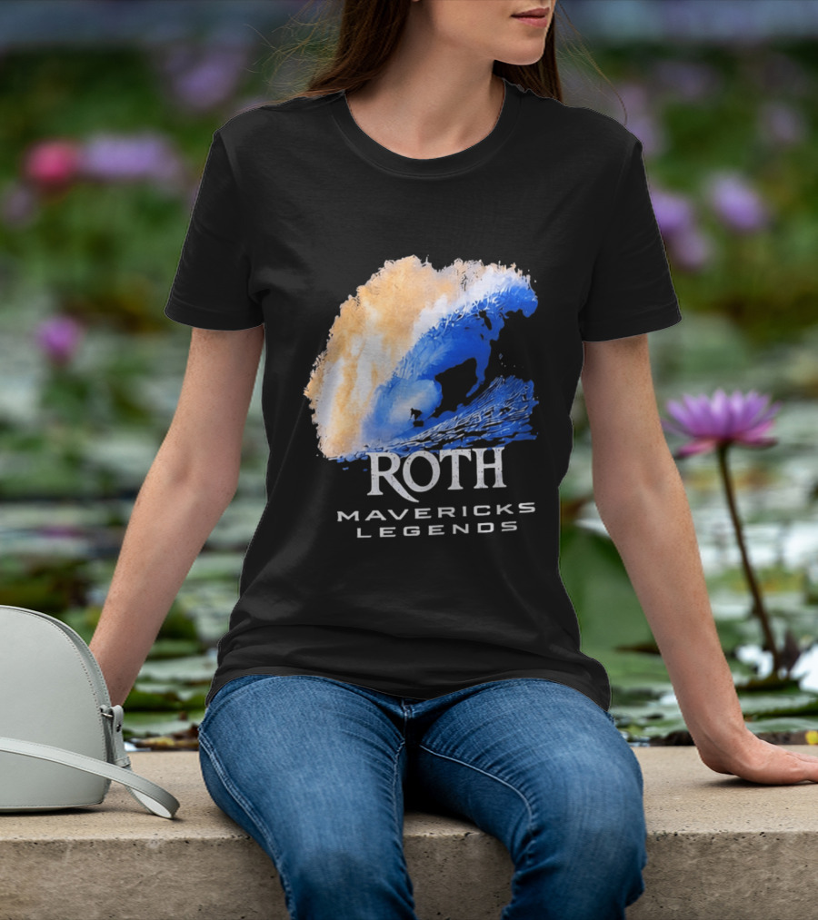 Roth Mavericks Legends Surfing Big Wave Iconography T-Shirt