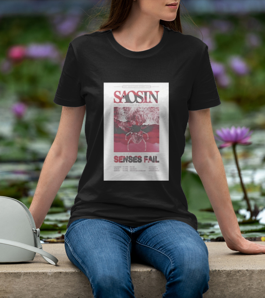 Saosin Sense Fail 2026 New Zealand Tour T-Shirt