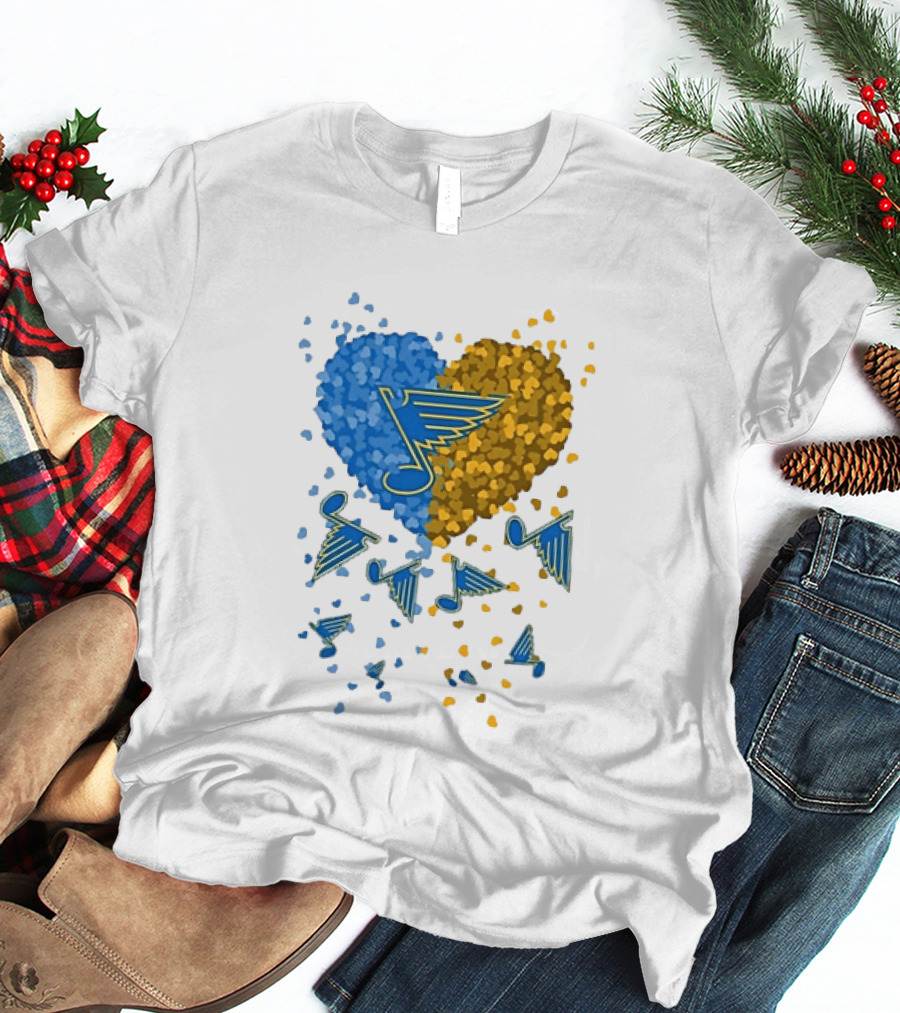 Classic St Louis Blues Heart NHL Hockey 2026 T-Shirt