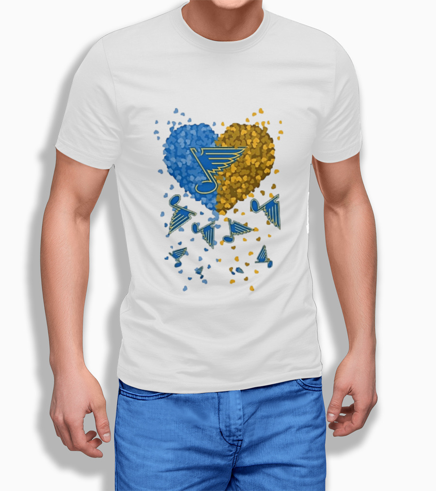 Classic St Louis Blues Heart NHL Hockey 2026 T-Shirt
