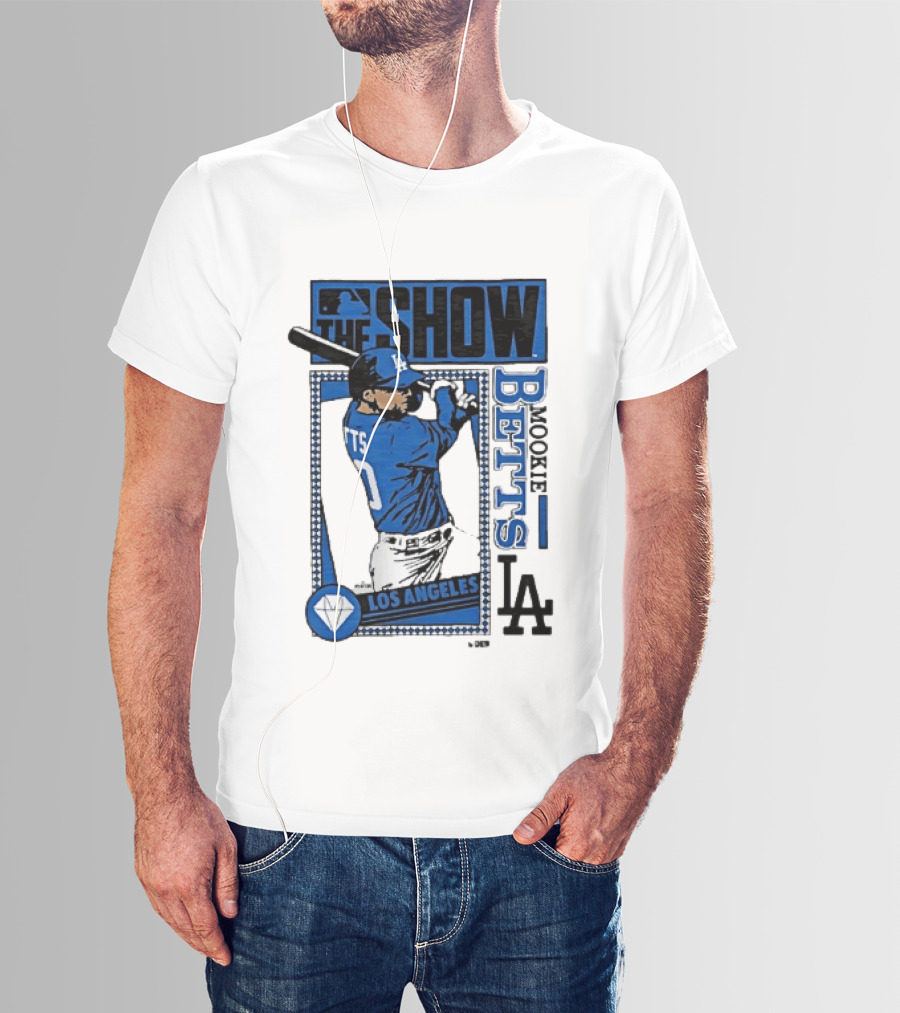 The Show Mookie Betts Los Angeles Dodgers MLB Baseball LA T-Shirt