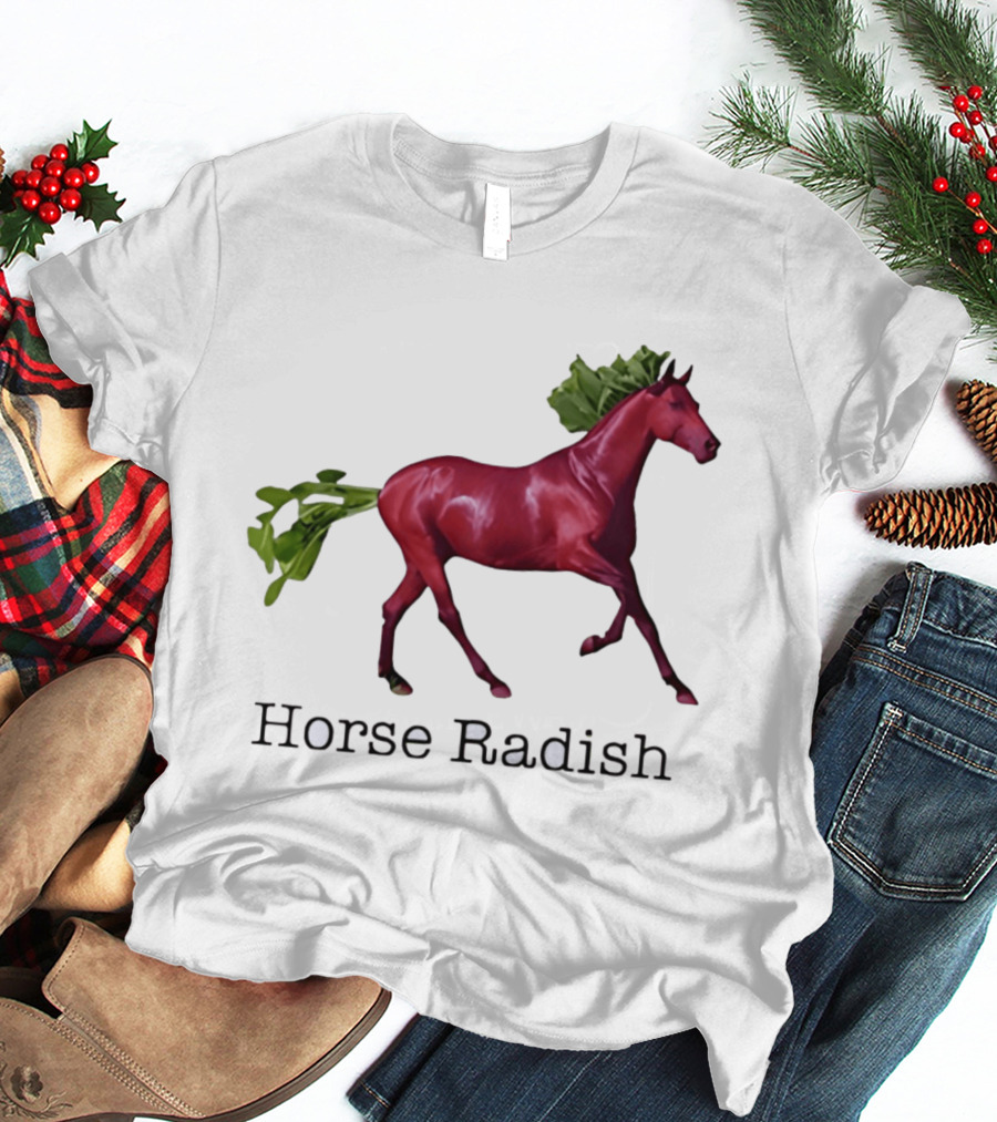 Horse Radish Vegetable Pun Humor T-Shirt