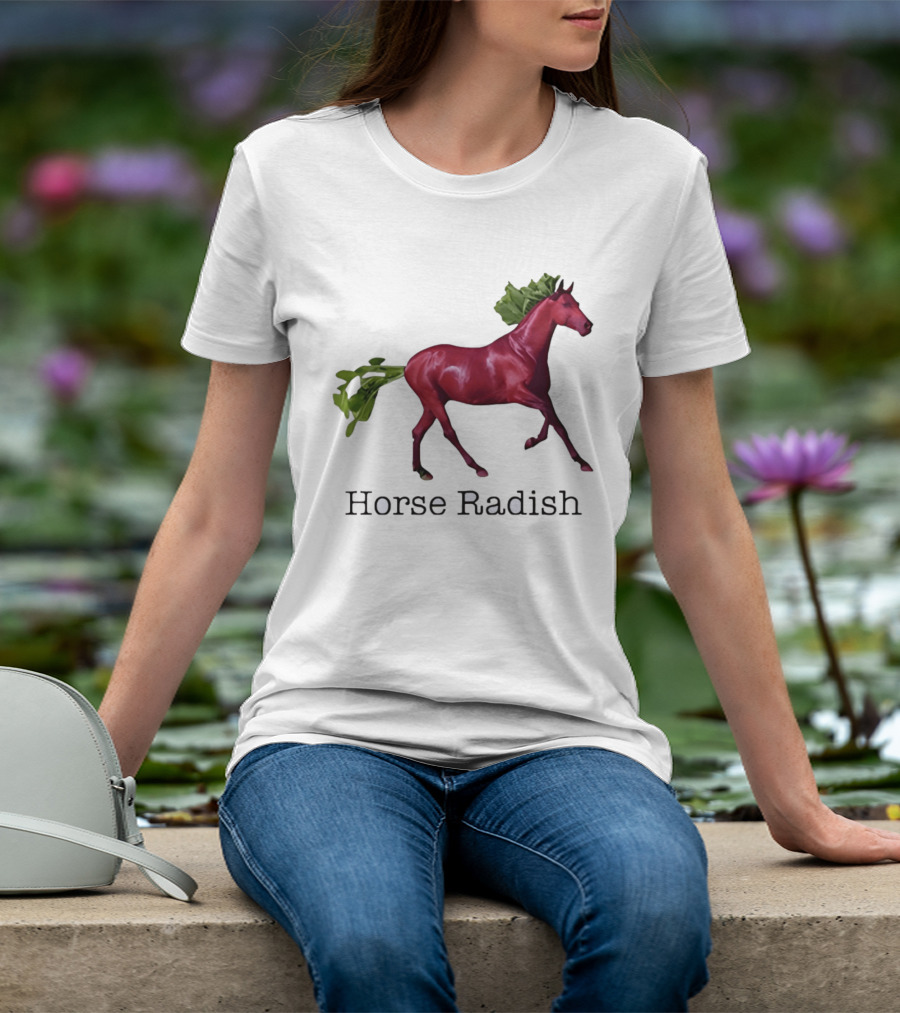Horse Radish Vegetable Pun Humor T-Shirt