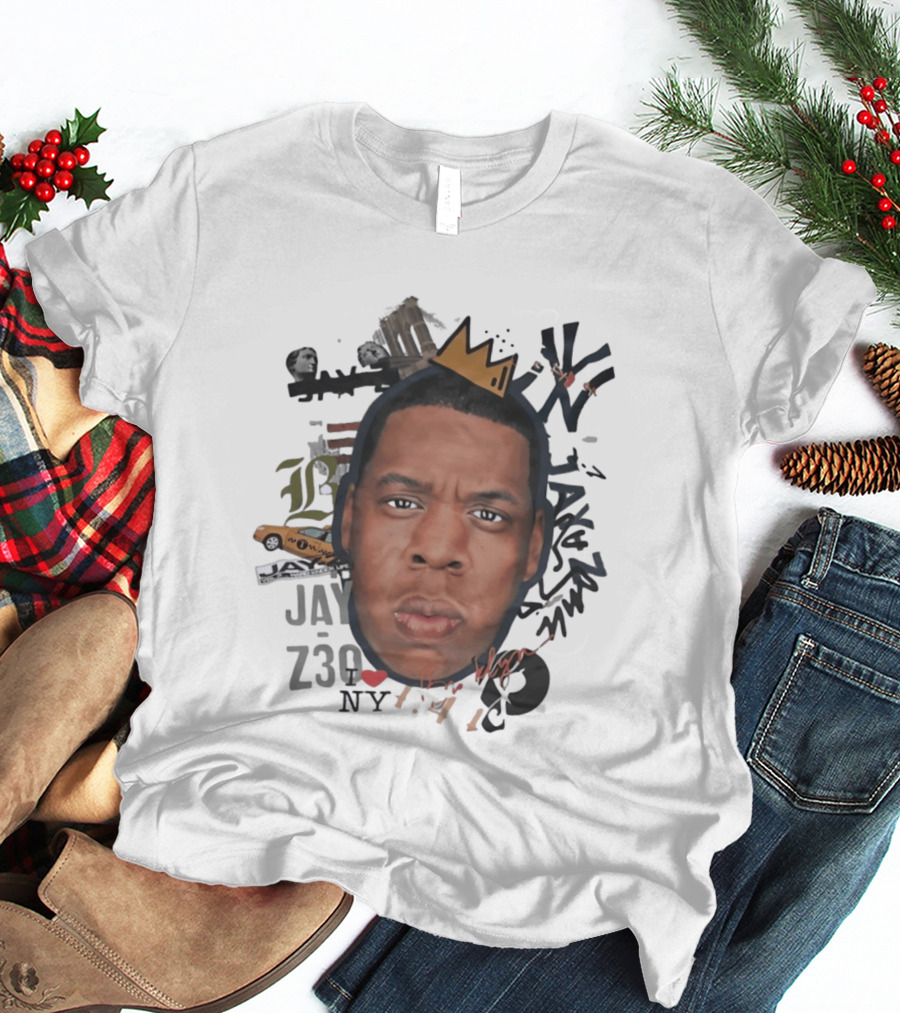Jay Z Brooklyn 4 44 Hard Knock Life Collage Crown NYC Taxi T-Shirt