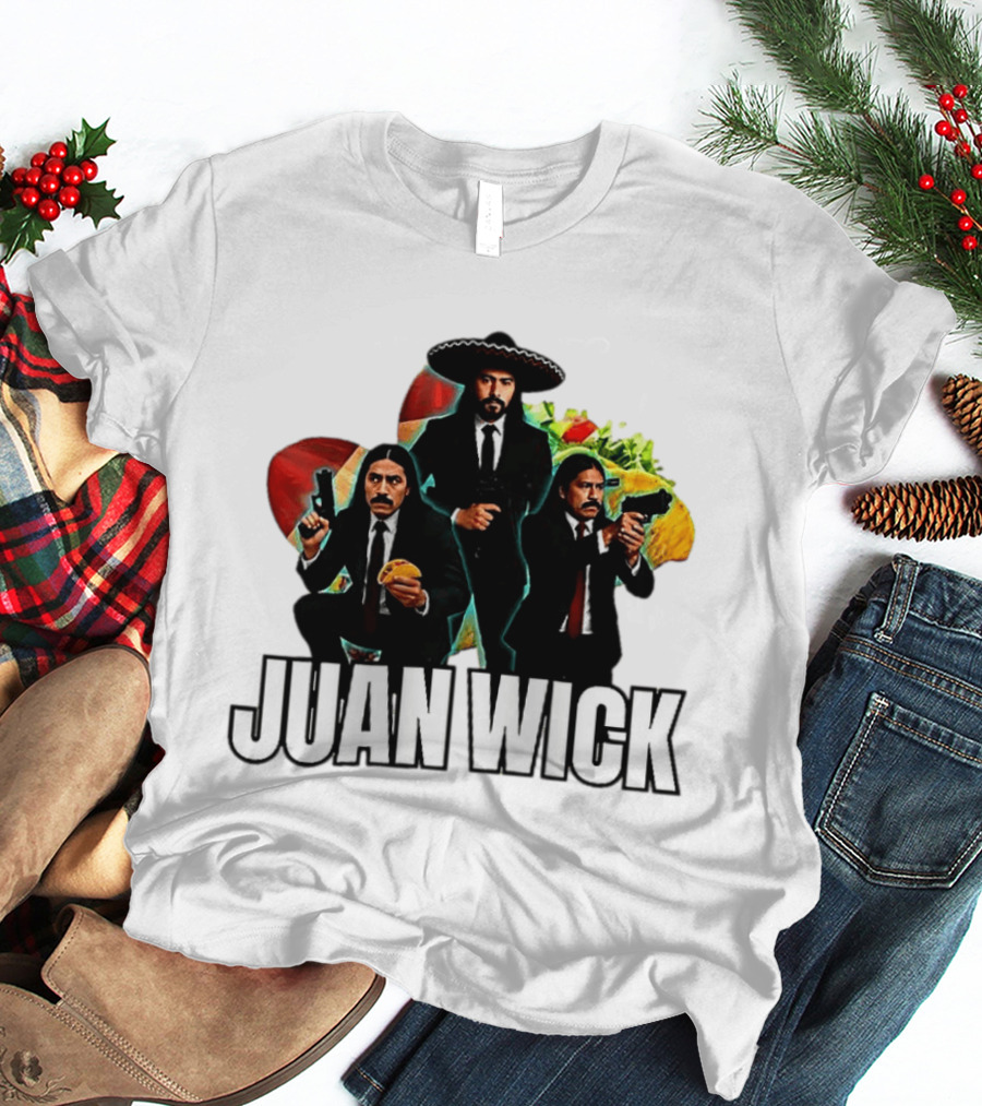 Juan Wick John Wick Taco Sombrero Mexican T-Shirt