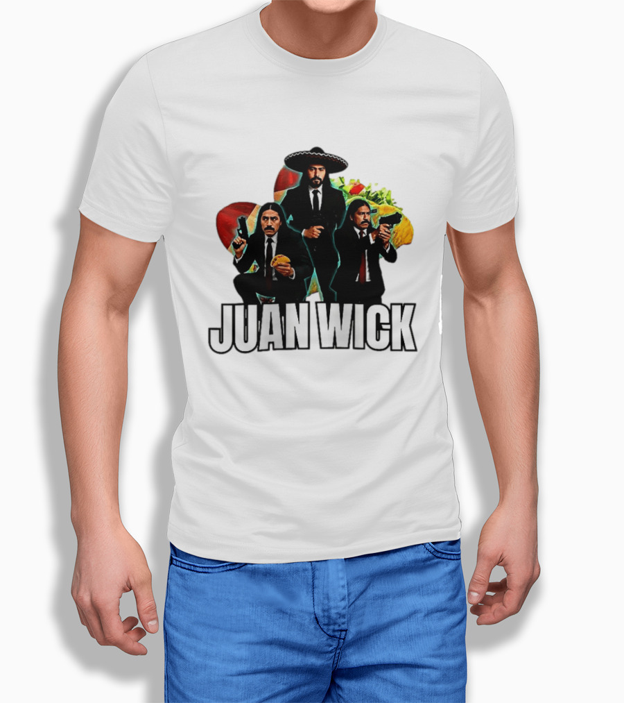Juan Wick John Wick Taco Sombrero Mexican T-Shirt