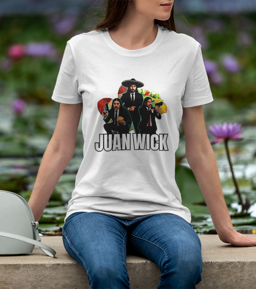 Juan Wick John Wick Taco Sombrero Mexican T-Shirt