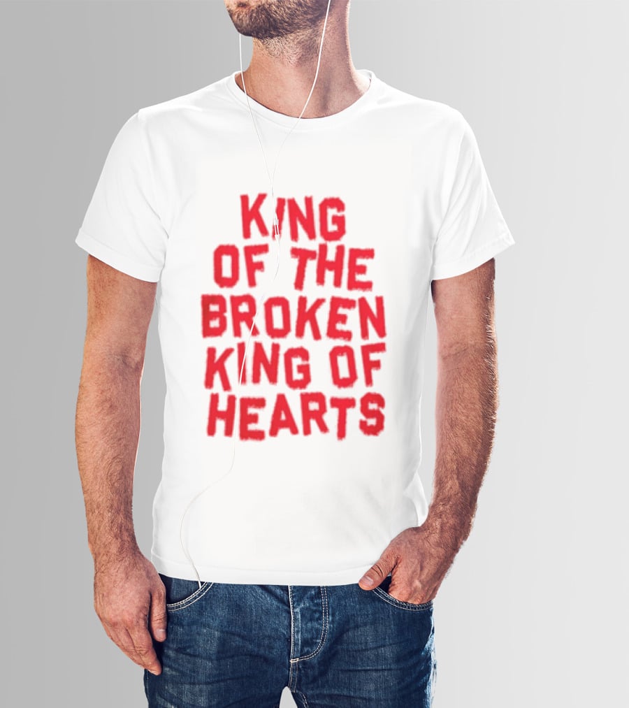 King Of The Broken King Of Hearts Bold Red T-Shirt