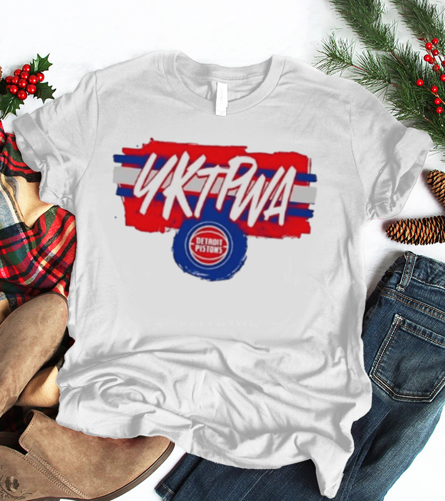 Yktpwa Detroit Pistons Celebration T-Shirt