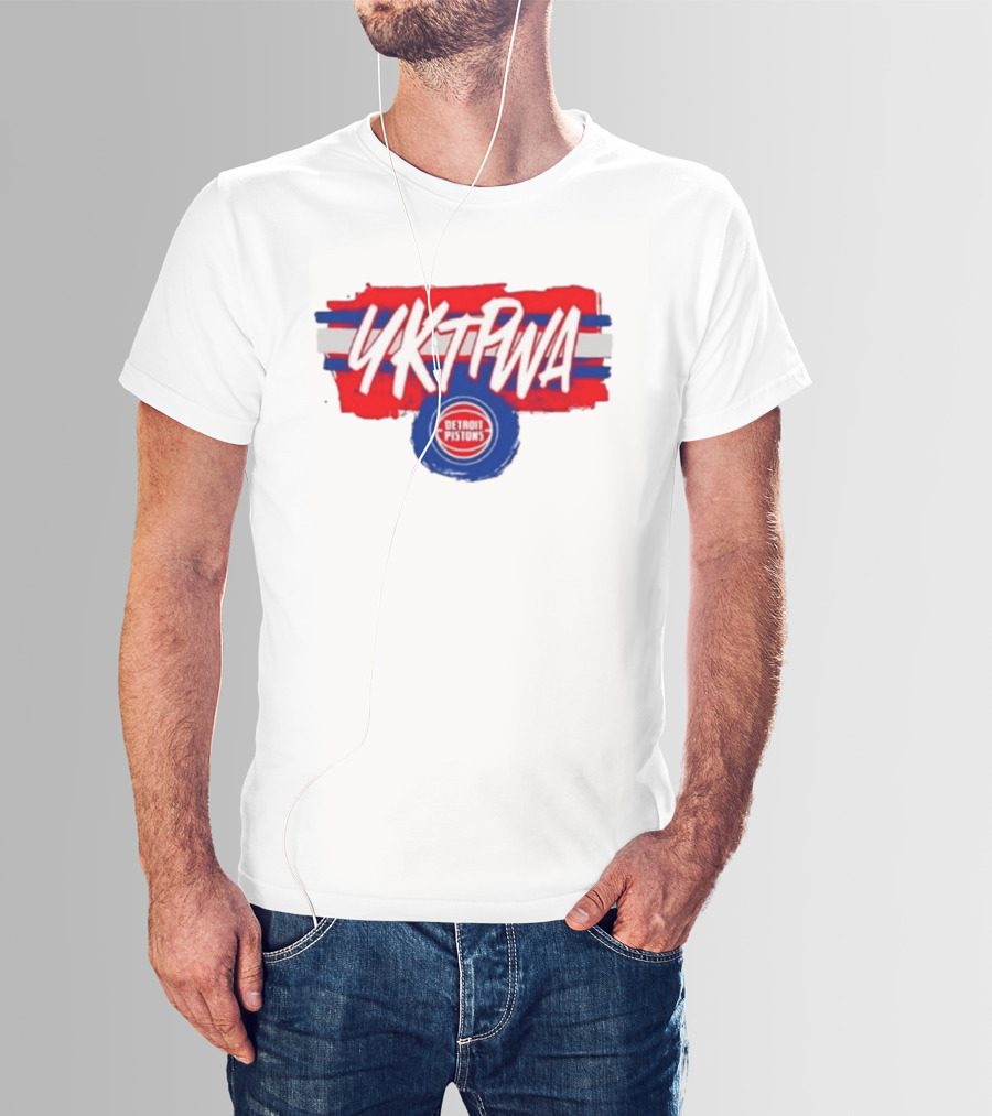 Yktpwa Detroit Pistons Celebration T-Shirt