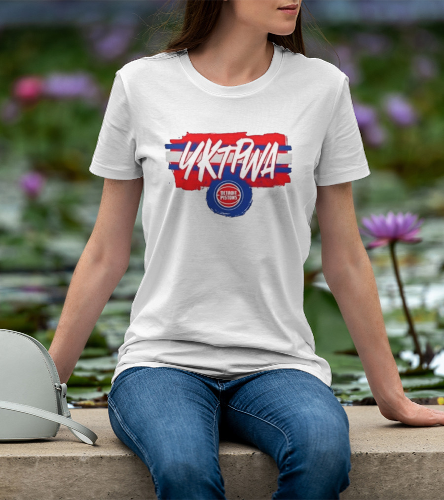 Yktpwa Detroit Pistons Celebration T-Shirt