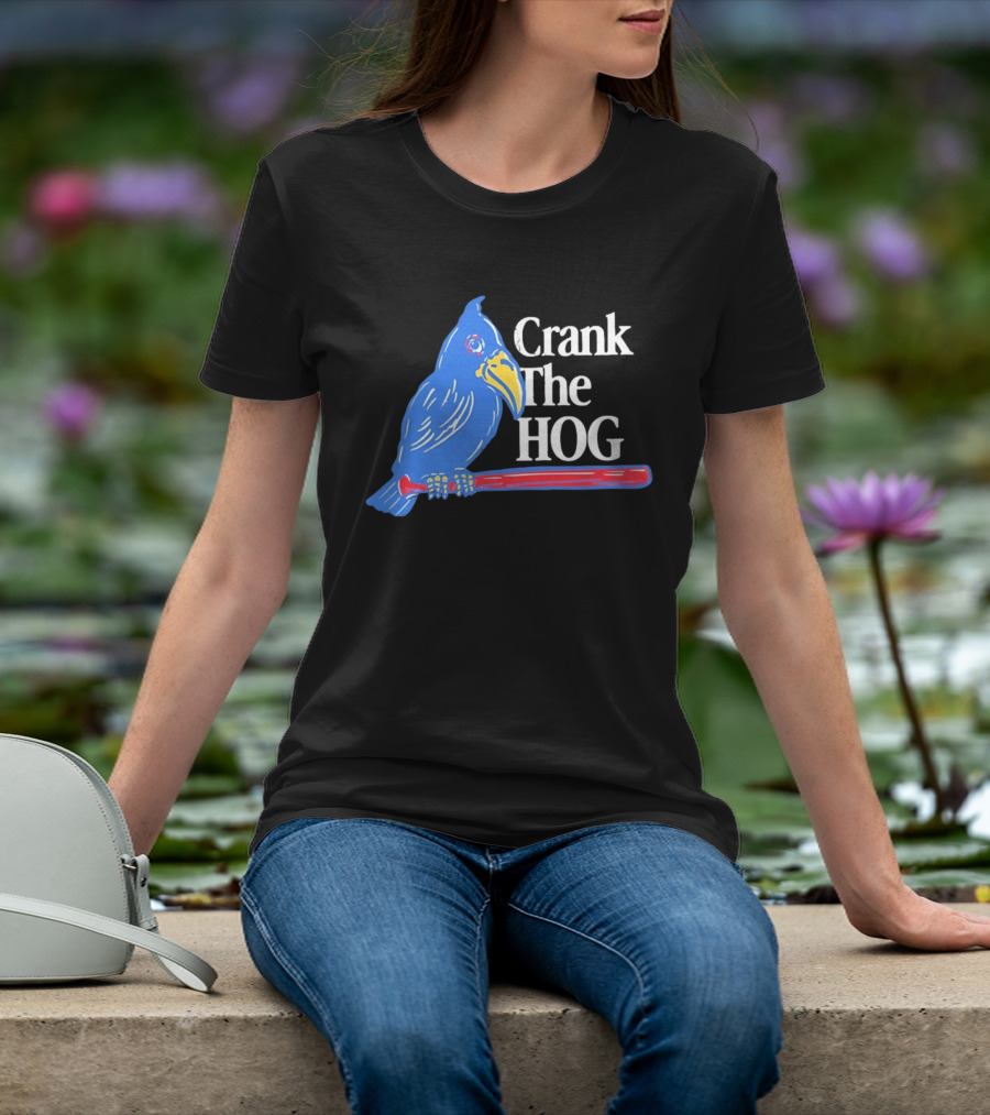 Crank The Hog Villanova Wildcats Basketball Jay Wright NCAA Sports T-Shirt