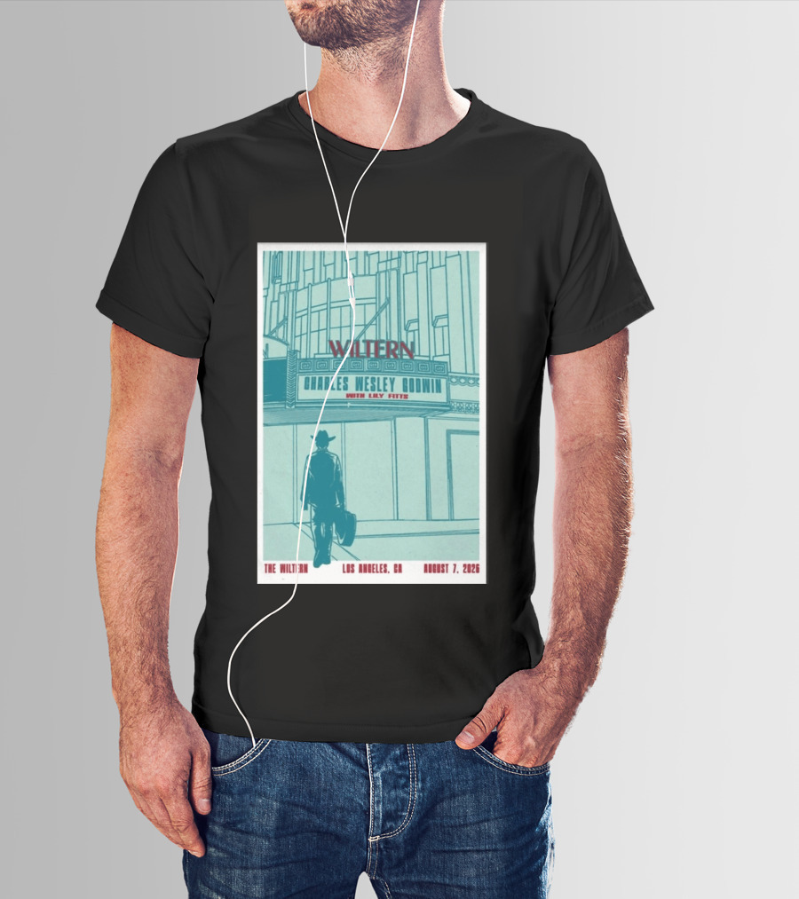 Charles Wesley Godwin Live At The Wiltern With Lilly Hiatt August 7 2026 Los Angeles CA T-Shirt