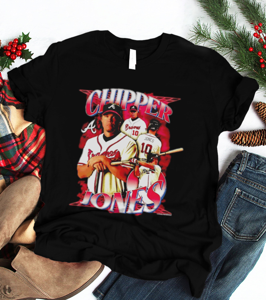 Chipper Jones Atlanta Braves Number 10 MLB Legend T-Shirt